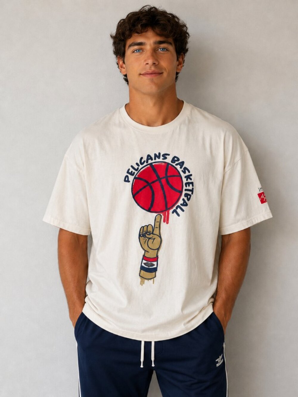 New Orleans Pelicans T-shirt Size XL Rare Design from Live Game